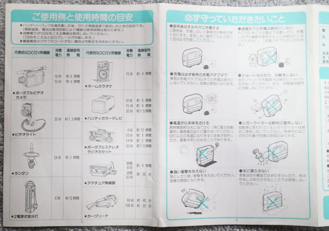 National バッテリーパック BQ-100